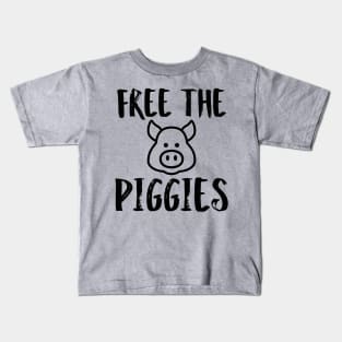 FREE THE PIGGIES Kids T-Shirt